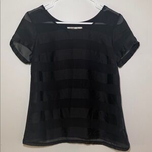 Old Navy Women’s Black Short Sleeve Blouse Size Small